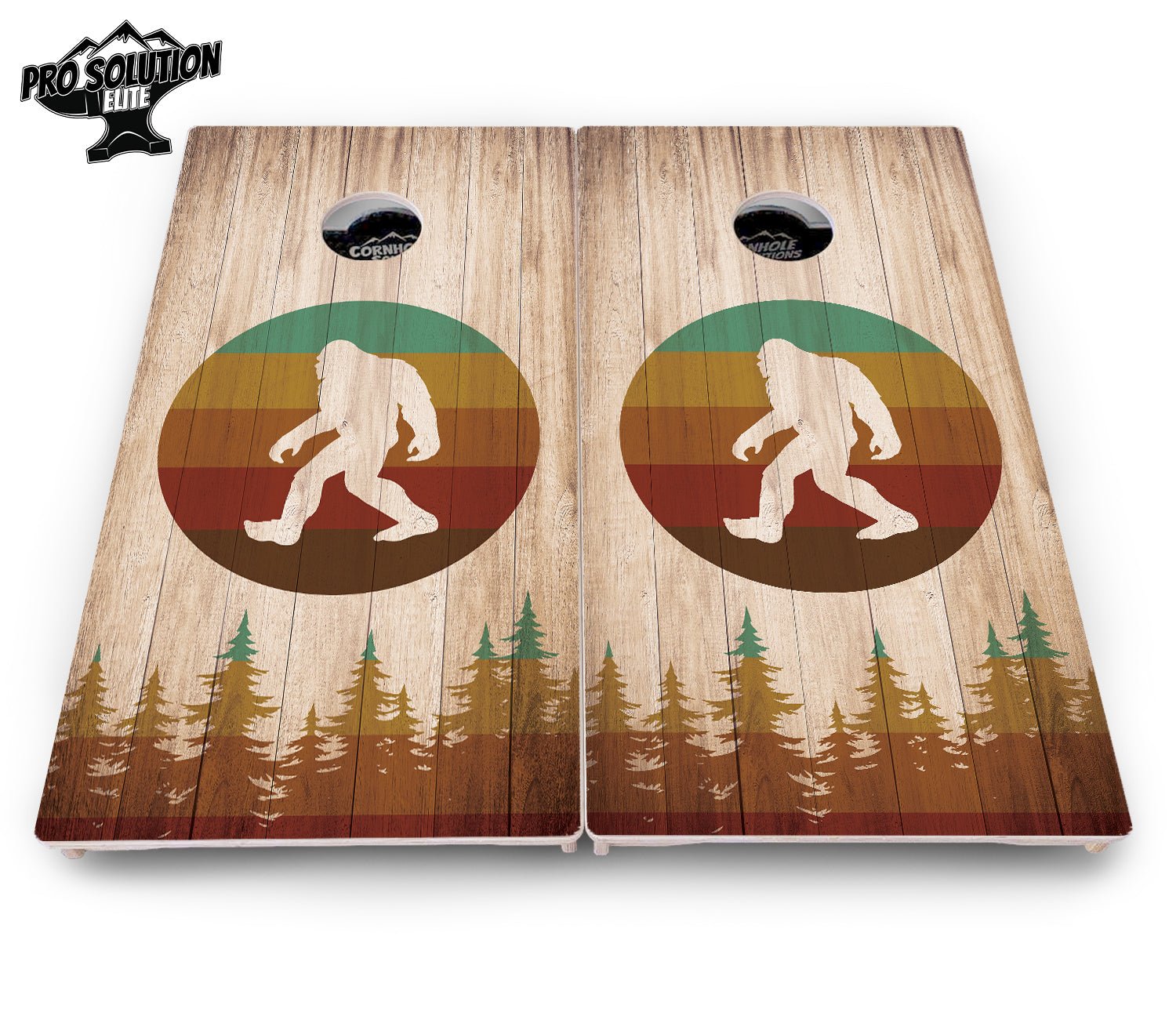 Bigfoot Circle Cornhole Boards - Pro Solution Elite Series