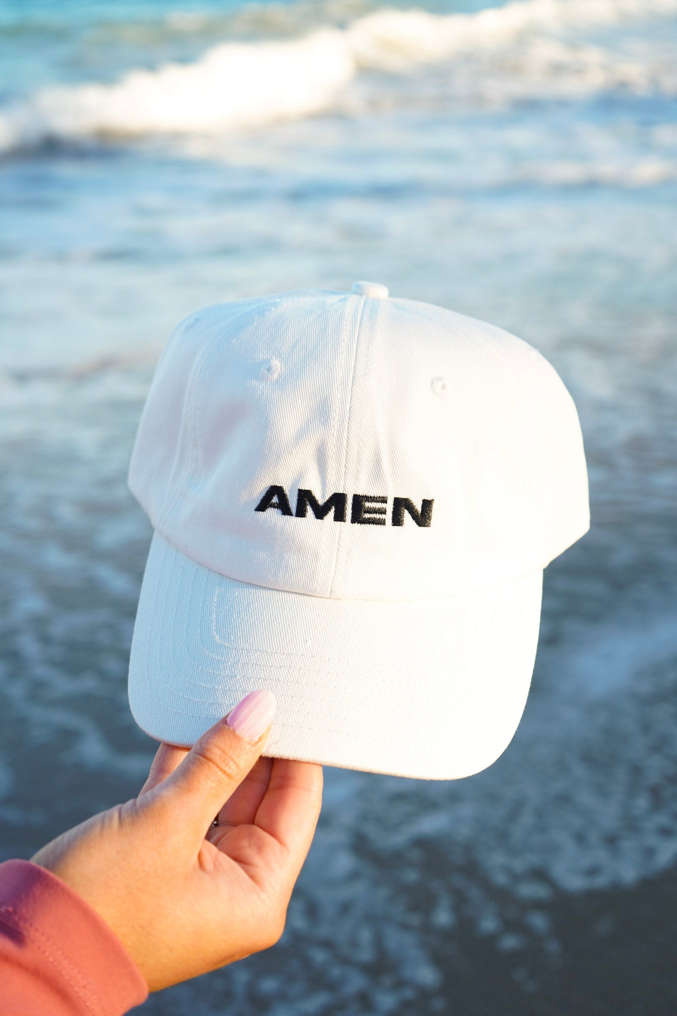 Amen- Dad Cap by KenzKustomz — product view 1