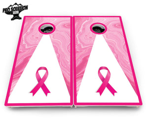Cancer Awareness Cornhole Boards - Pro Elite Series