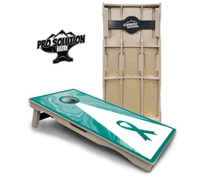 Cancer Awareness Cornhole Boards - Pro Elite Series