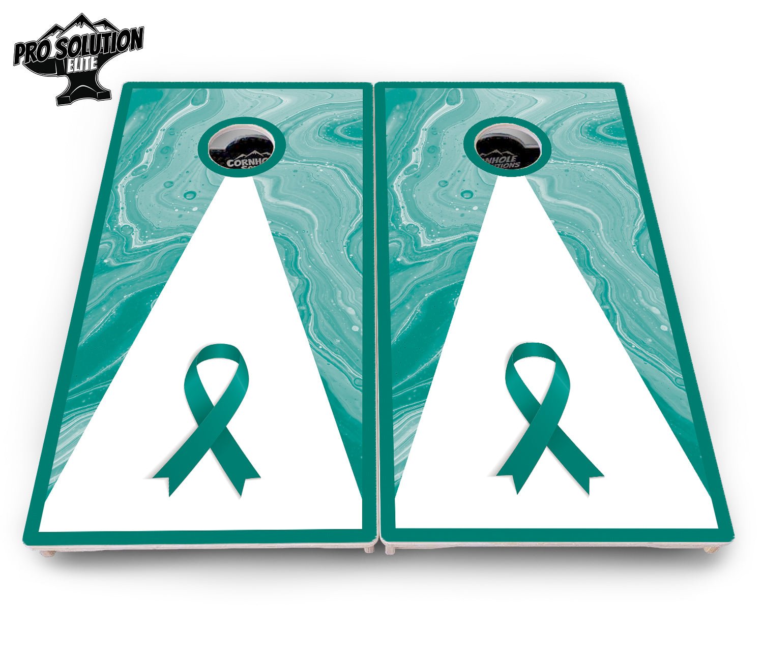 Cancer Awareness Cornhole Boards - Pro Elite Series