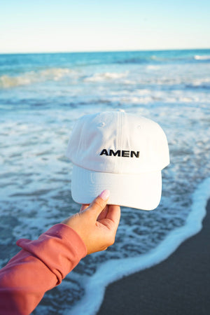 Amen- Dad Cap by KenzKustomz — product view 2