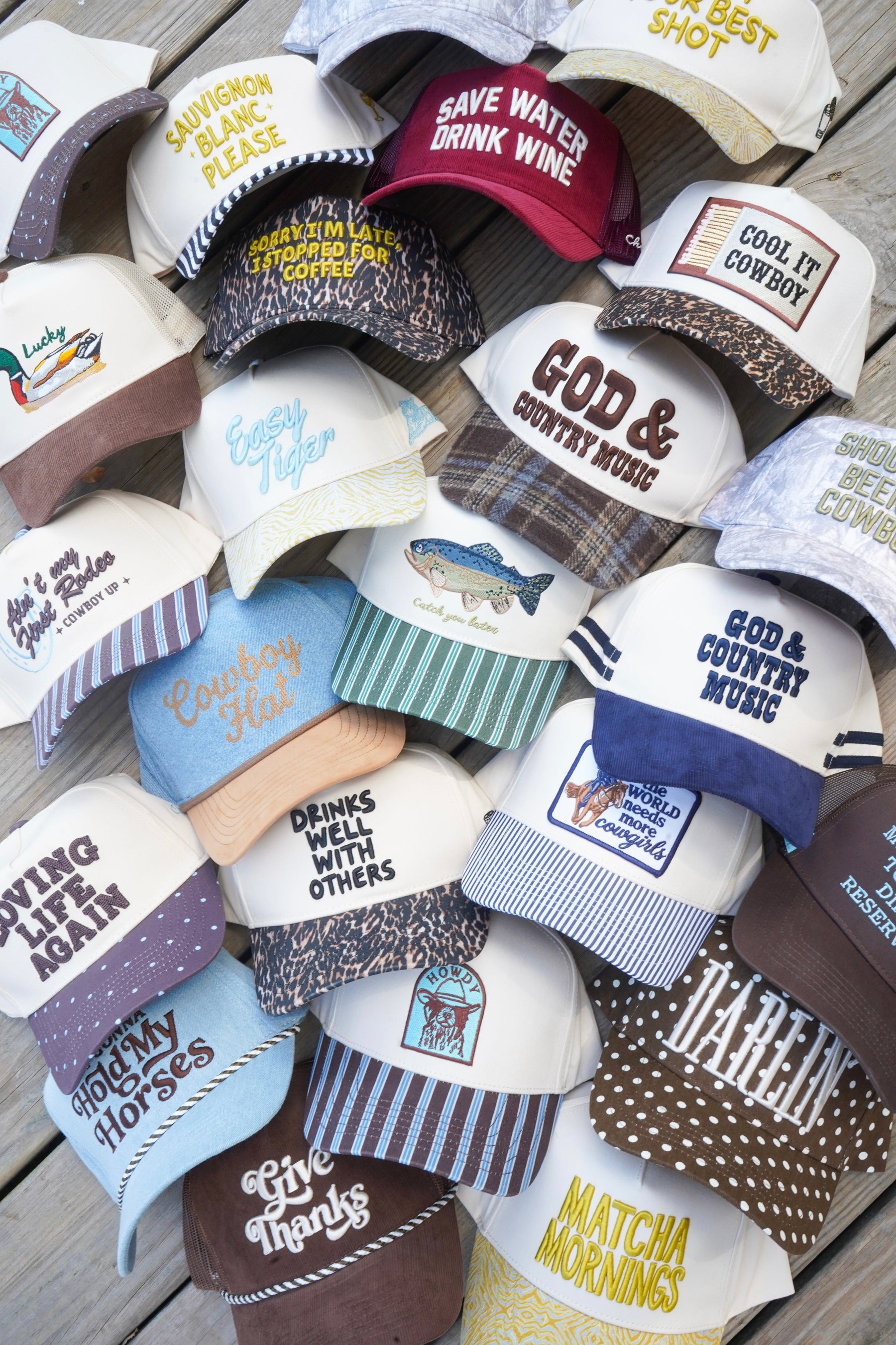 Save Water Drink Wine - Maroon Corduroy Trucker Hat by KenzKustomz — product view 3