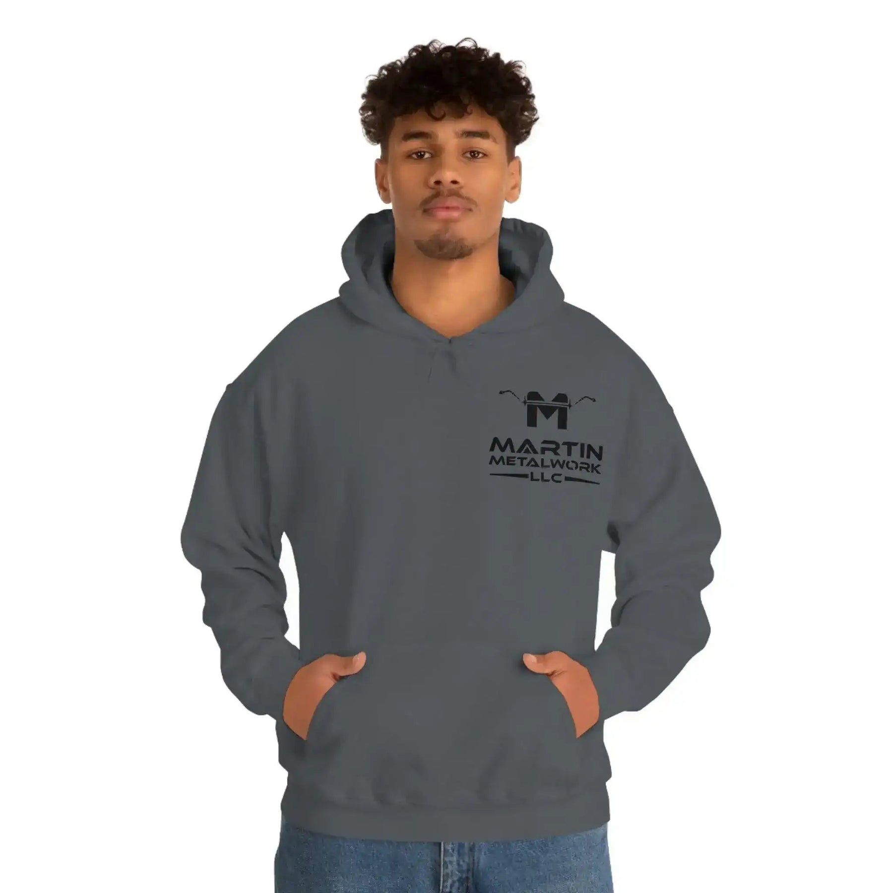Martin metalwork Hooded Sweatshirt detail view by Martin Metalwork LLC