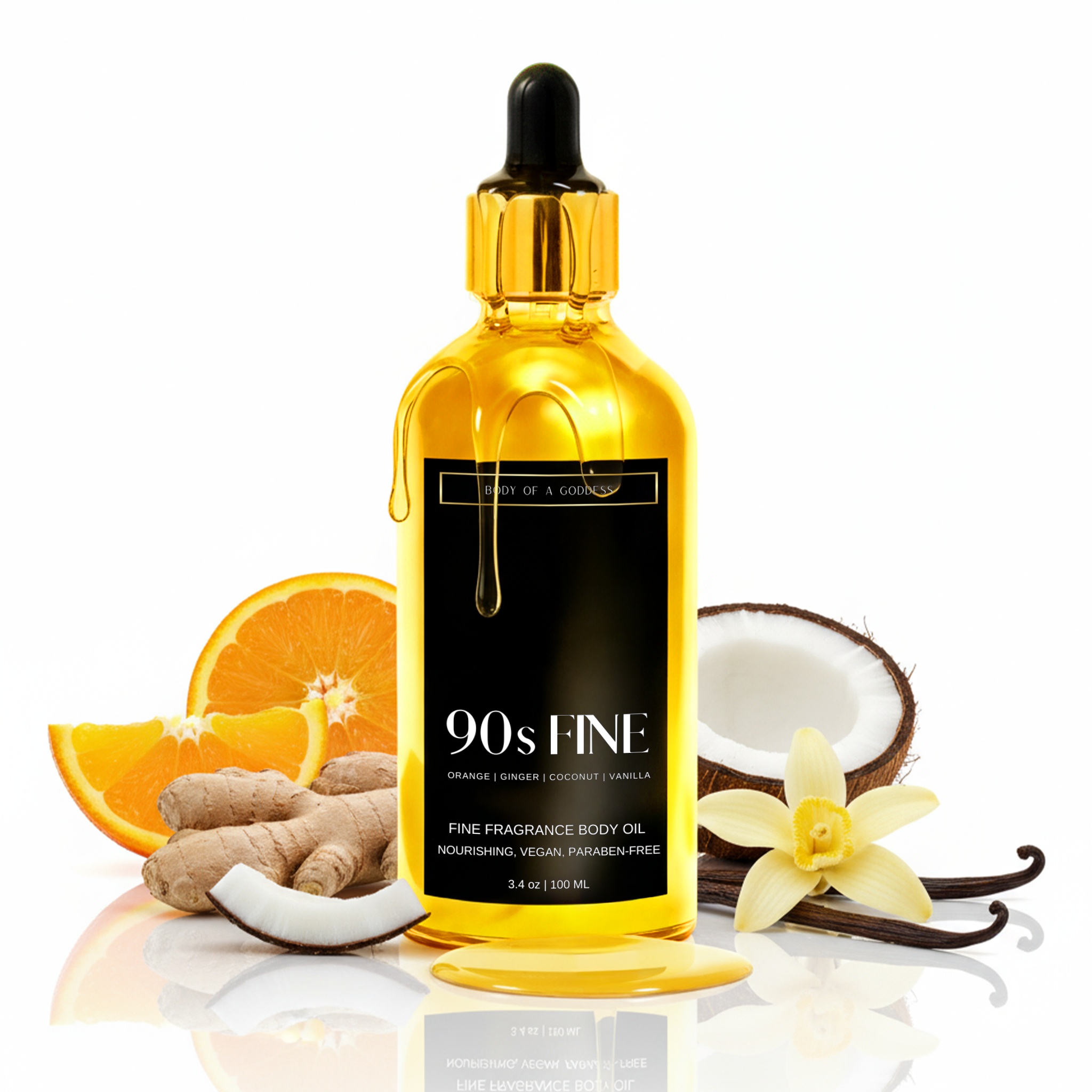 90s FINE BODY OIL by Body of a Goddess