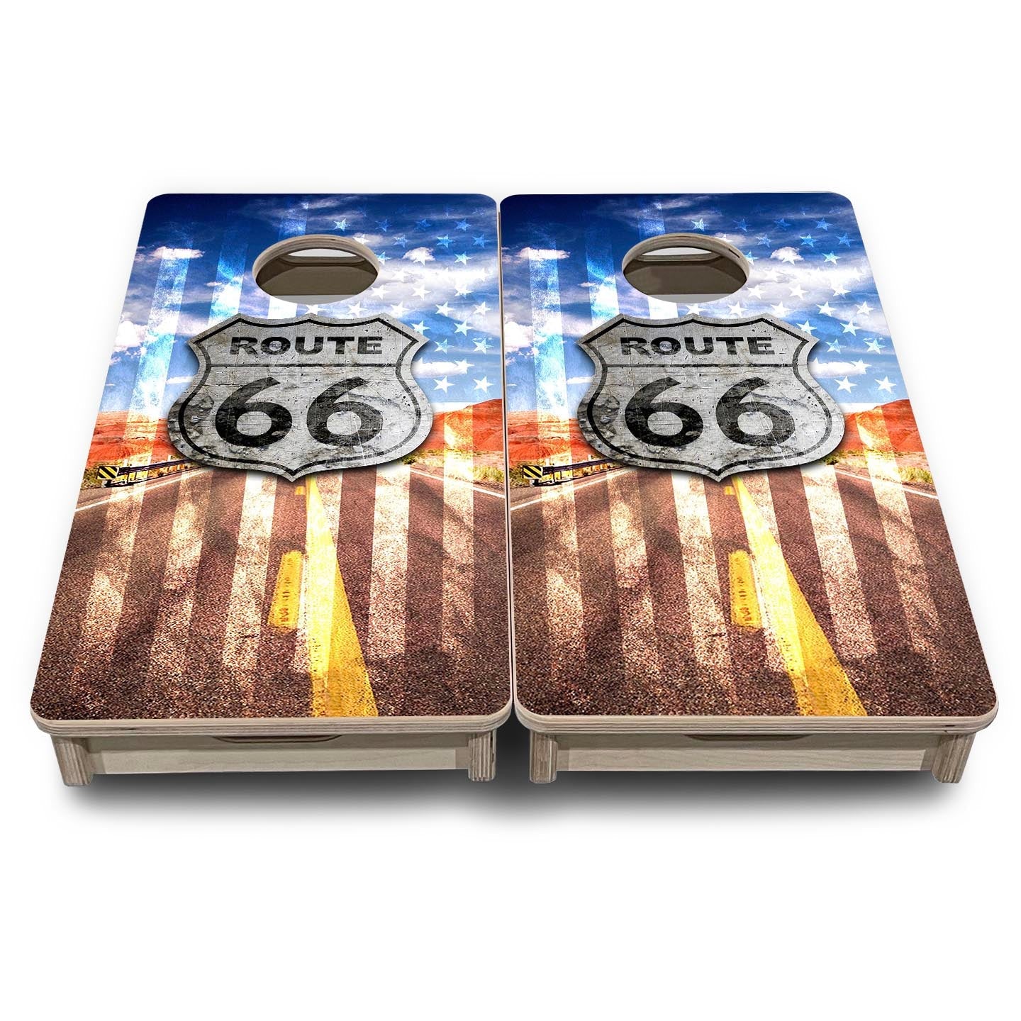 Route 66 Vacation Boards - 8 Mini Bags Included