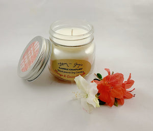Mango and Coconut soy candle and wax melts by Mam Jam’s Candle Company, detail image 4