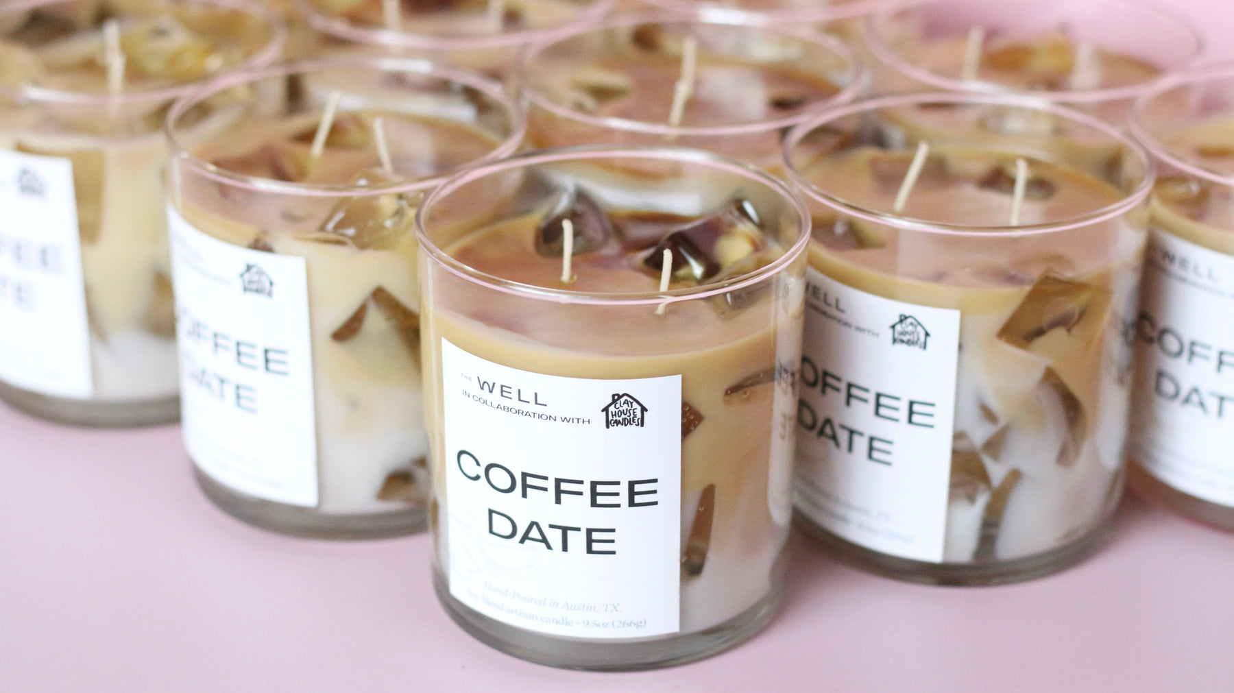 Coffee Date Container Candle by Clay House Candles image 3