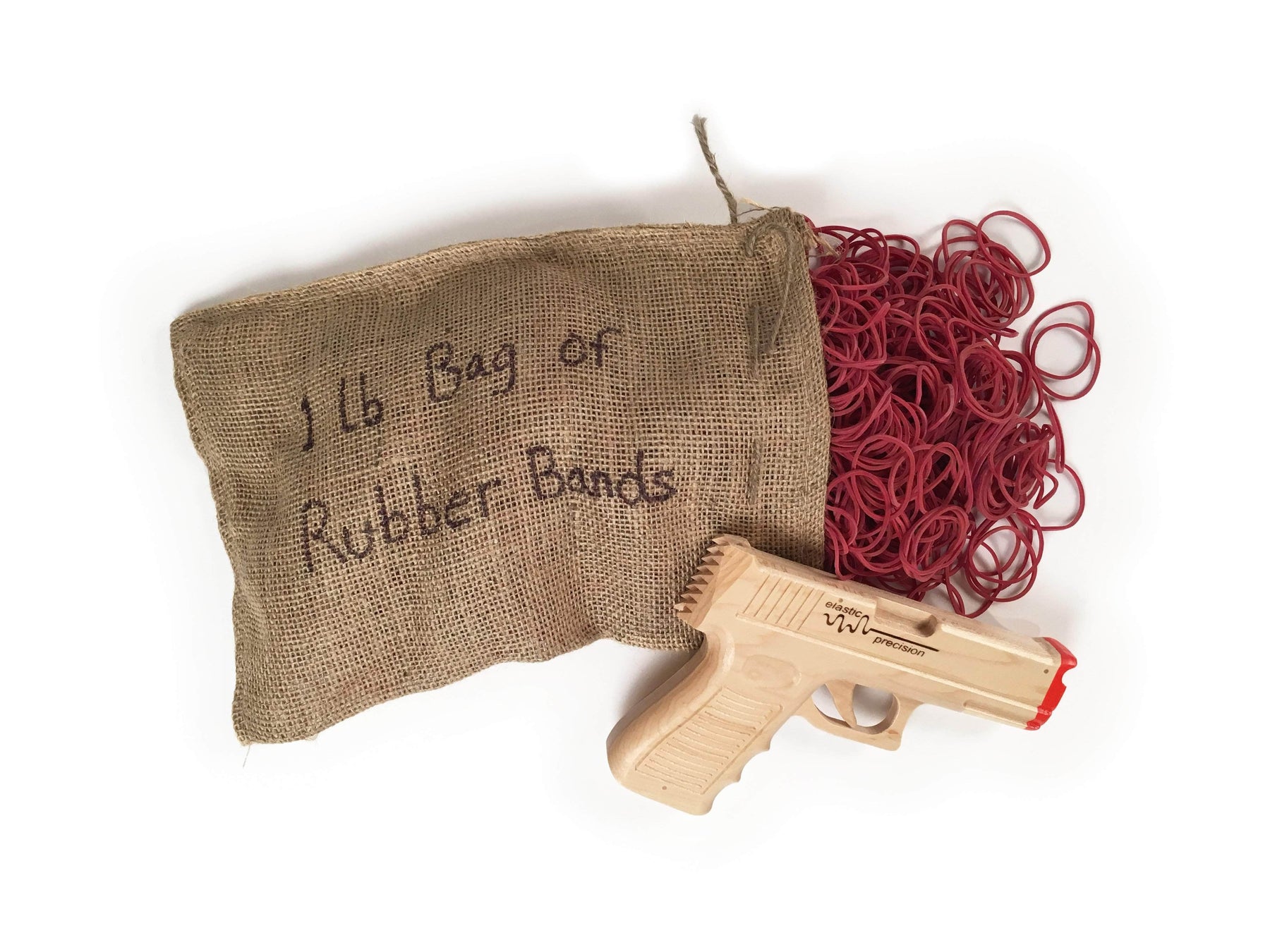 Big Bag O’ Rubber Band Ammo by Elastic Precision, Southern food gift detail photo 4