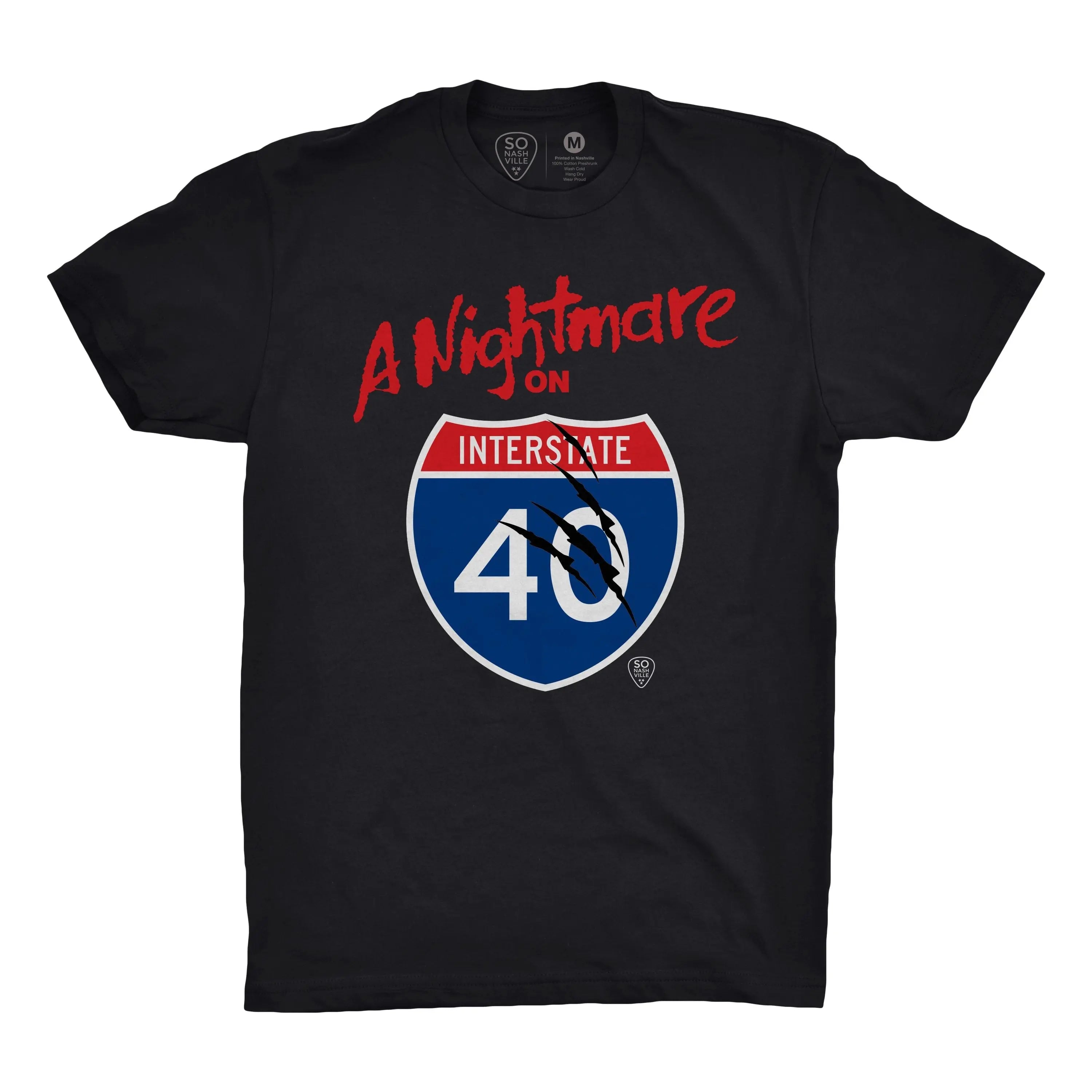 A Nightmare on Interstate 40 by So Nashville, graphic tee main product photo