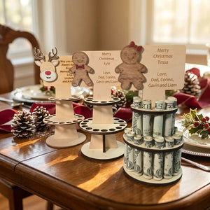 Personalized Tiered Christmas Money Cake by EverLee Creations