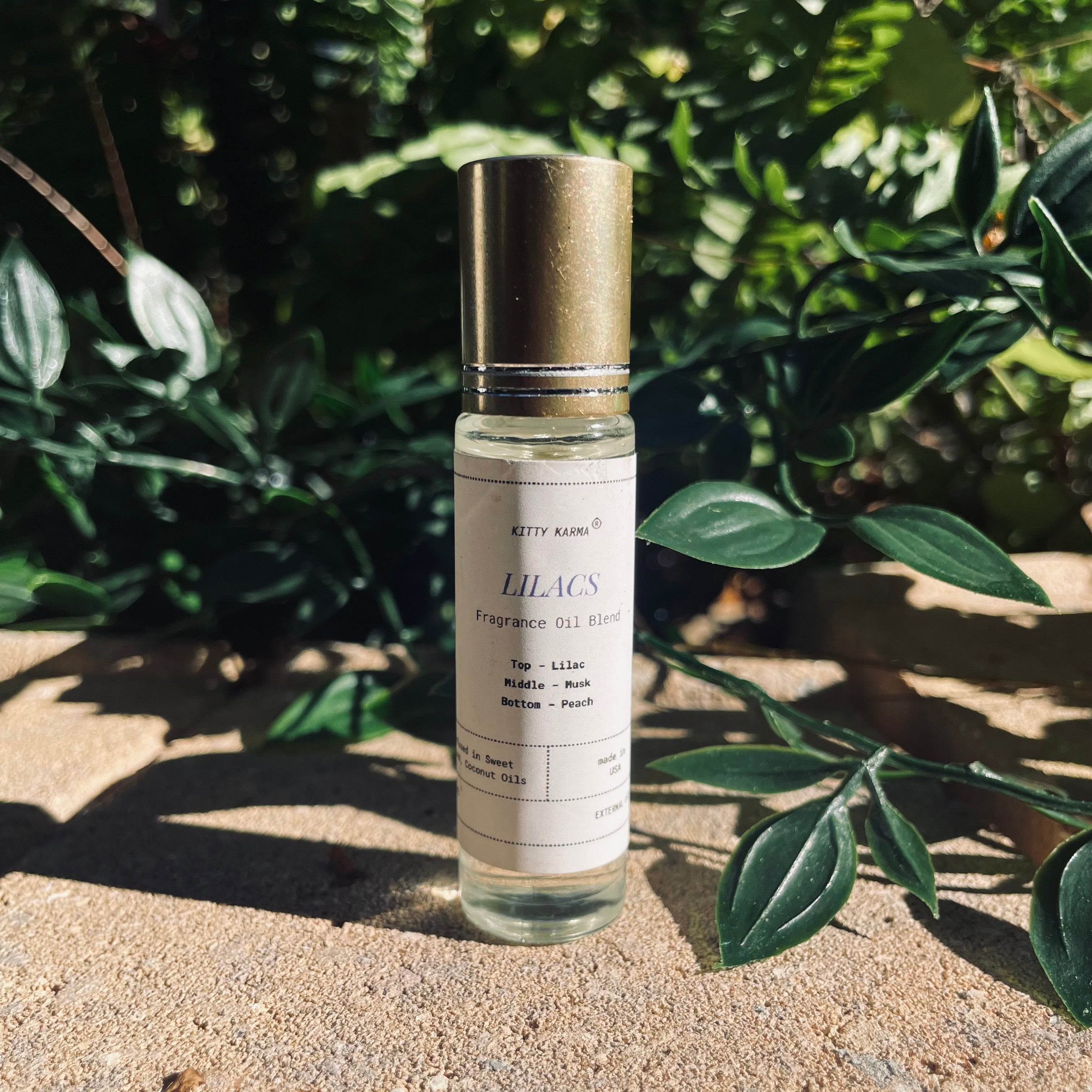 Additional view of Lilacs roll-on perfume oil by Kitty Karma Studio
