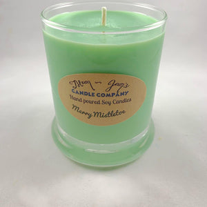 Merry Mistletoe soy candle and wax melts by Mam Jam’s Candle Company, detail image 2