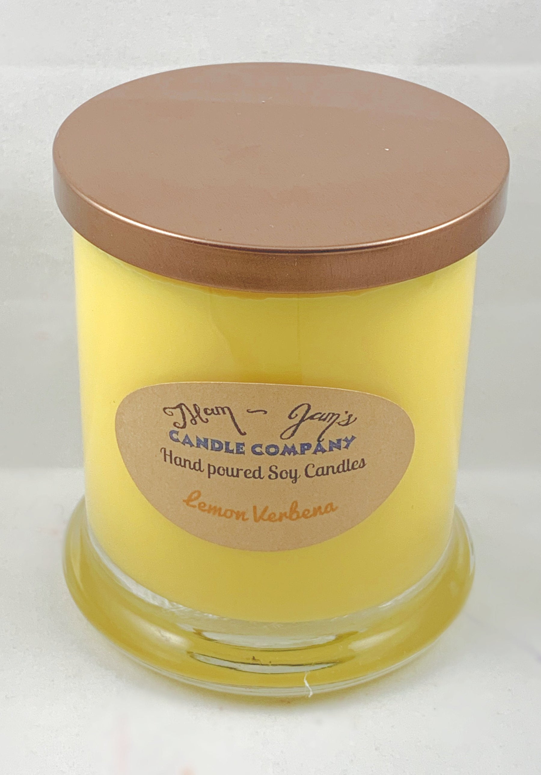 Lemon Verbena soy candle and wax melts by Mam Jam’s Candle Company, detail image 4
