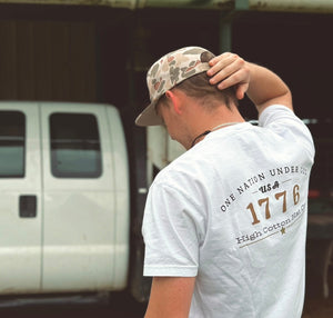 1776 Comfort Colors Pocket Tee by High Cotton Hat Co in Texas