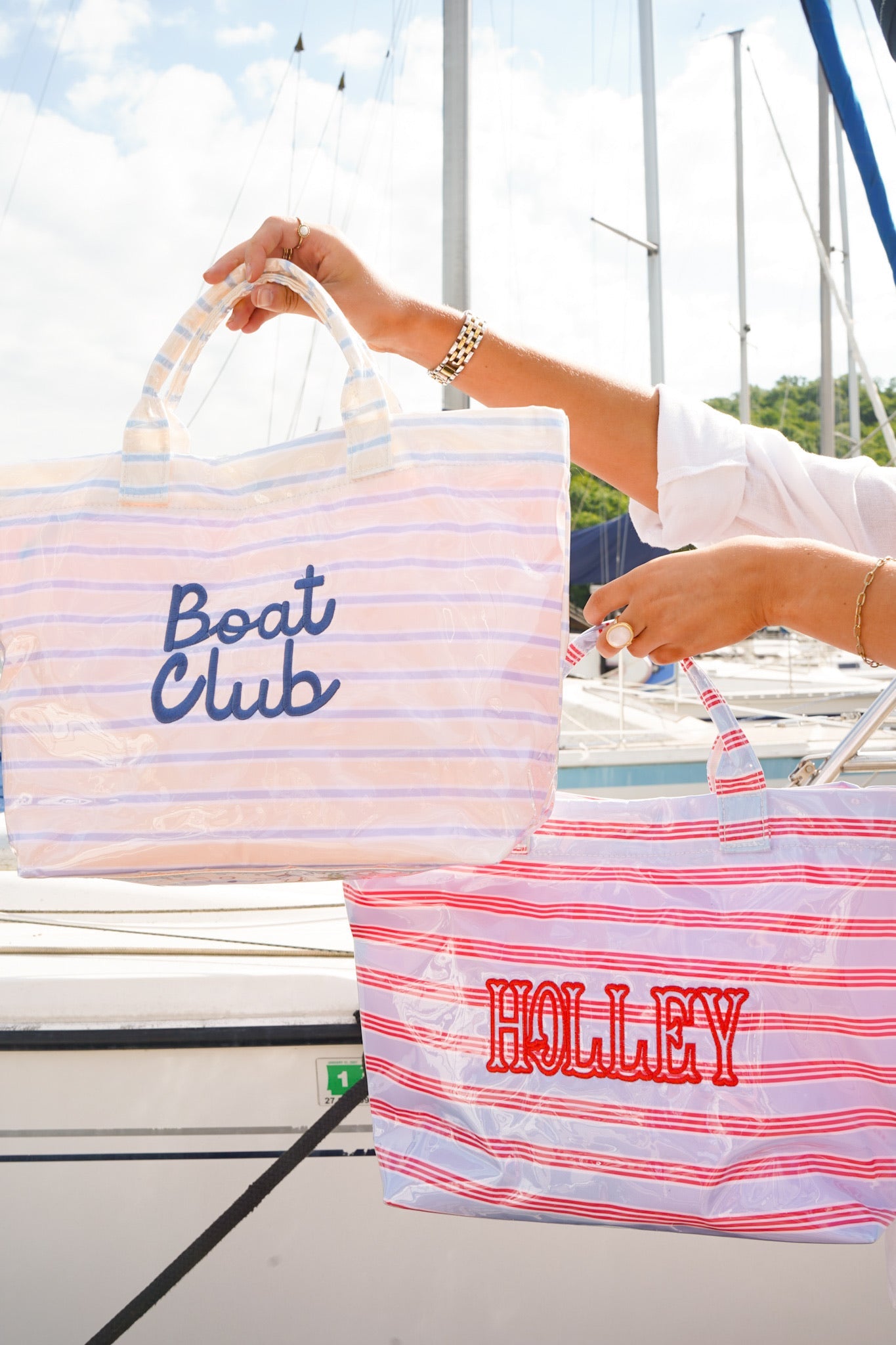Cabana Clear Coat Tote by KenzKustomz — product view 2