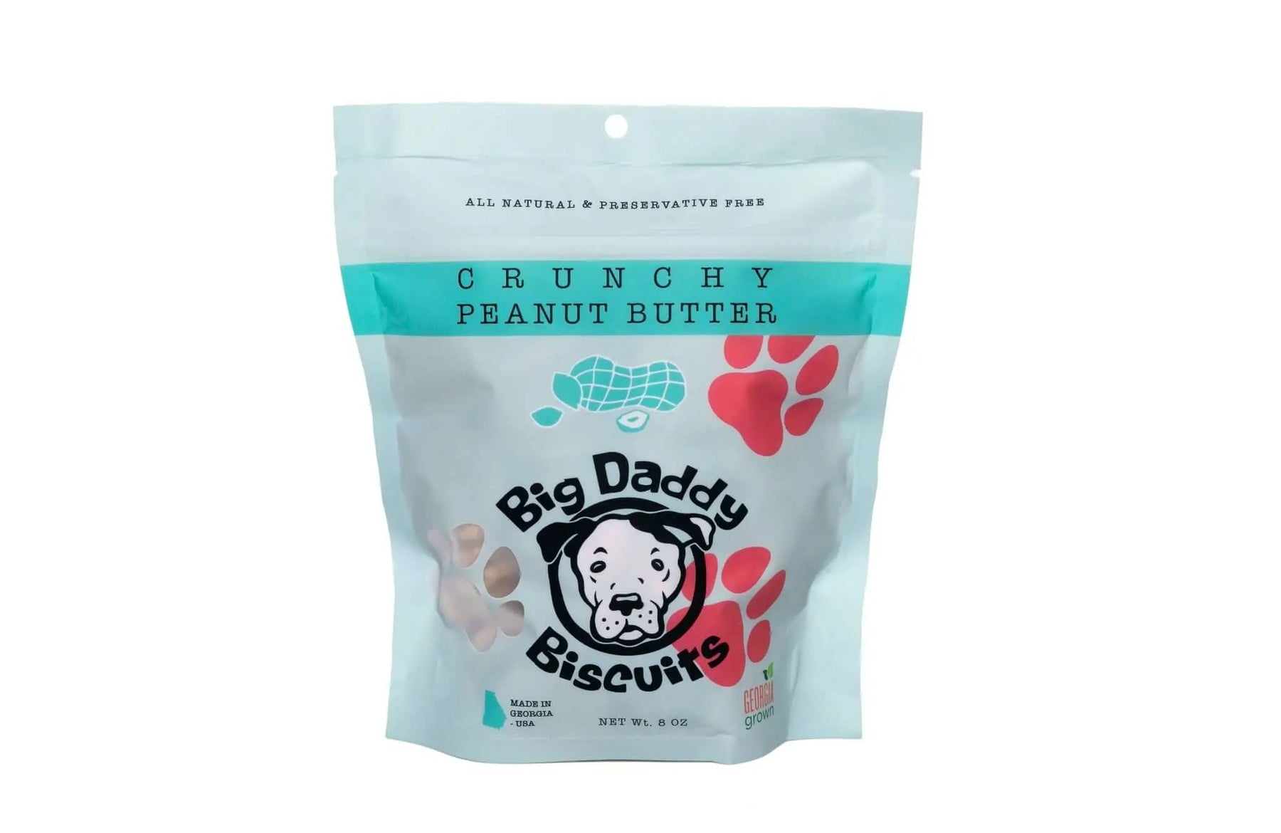 All-Natural Crunchy Peanut Butter Dog Biscuits by Big Daddy Biscuits, Southern food gift main product photo