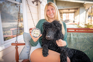 Almond Arnica Salve 8 Oz. ~ Almond Milk by Essential Journeys, handmade bath and body detail photo 3