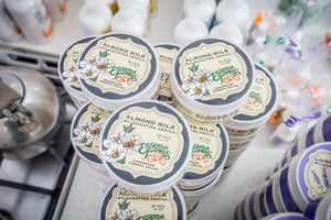 Almond Arnica Salve 8 Oz. ~ Almond Milk by Essential Journeys, handmade bath and body detail photo 6