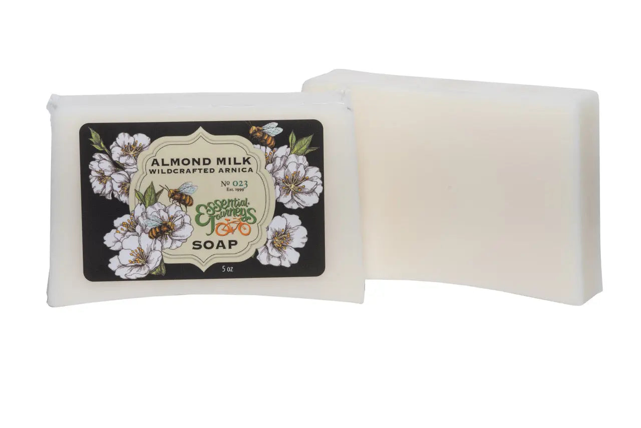 Almond Milk Soap 5 Oz. ~ Infused With Arnica by Essential Journeys, natural skincare main product photo