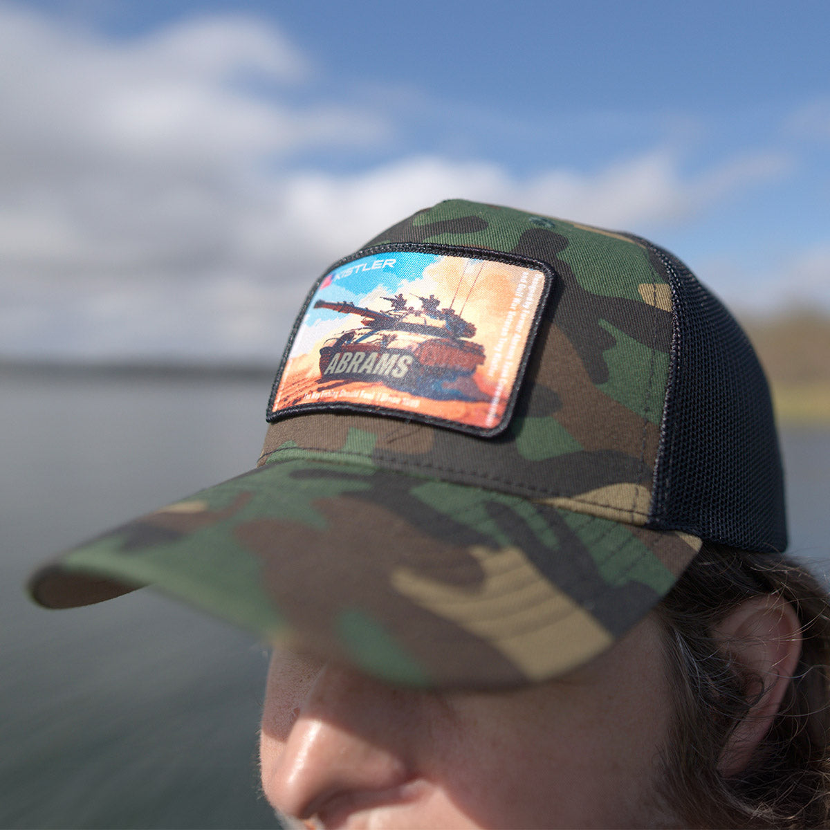 KISTLER Abrams camo fishing cap