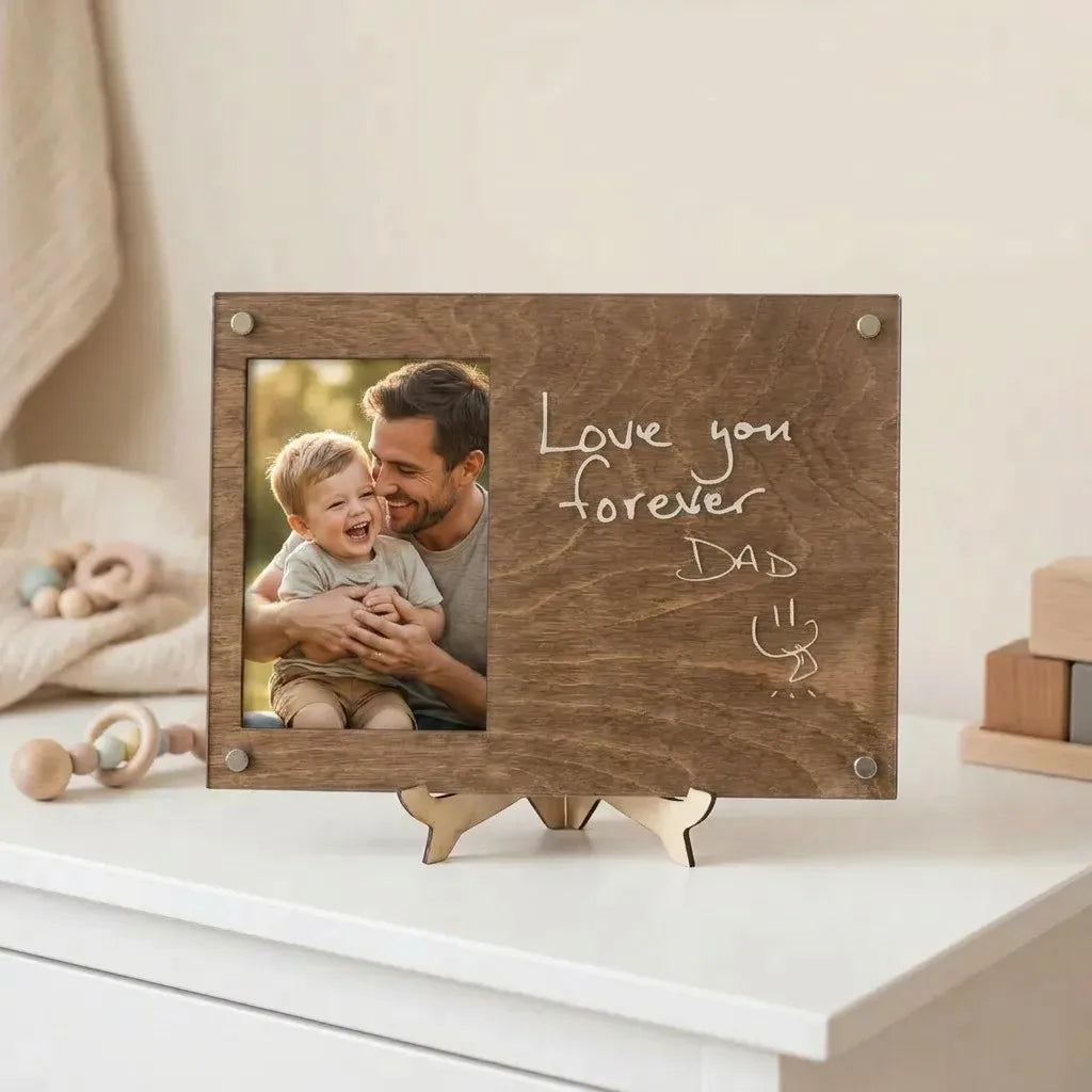 Engraved Handwriting Frame by EverLee Creations
