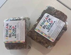 African Black Soap by Virtuous Soap Company, natural skincare detail photo 3