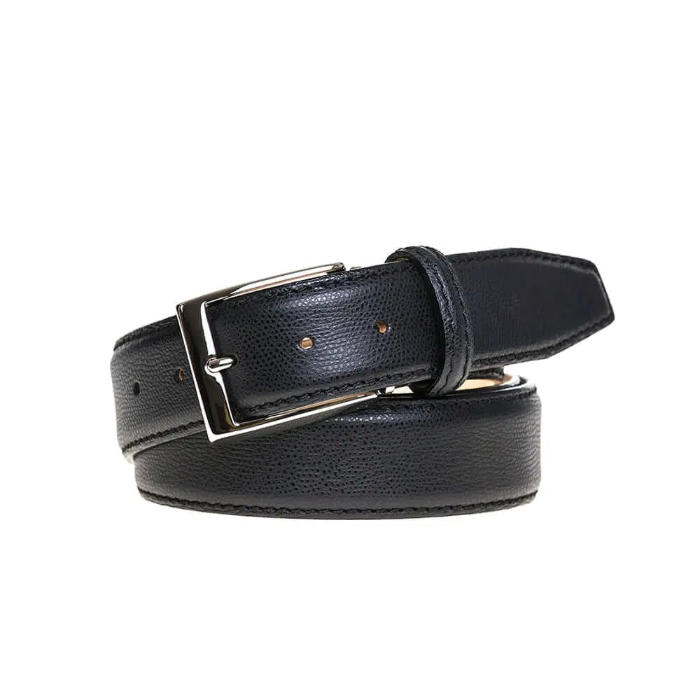 Alexander Roman Italian Calf Belt by Roger Ximenez: Bespoke Belts and Leather Accessories, handmade leather goods detail photo 5