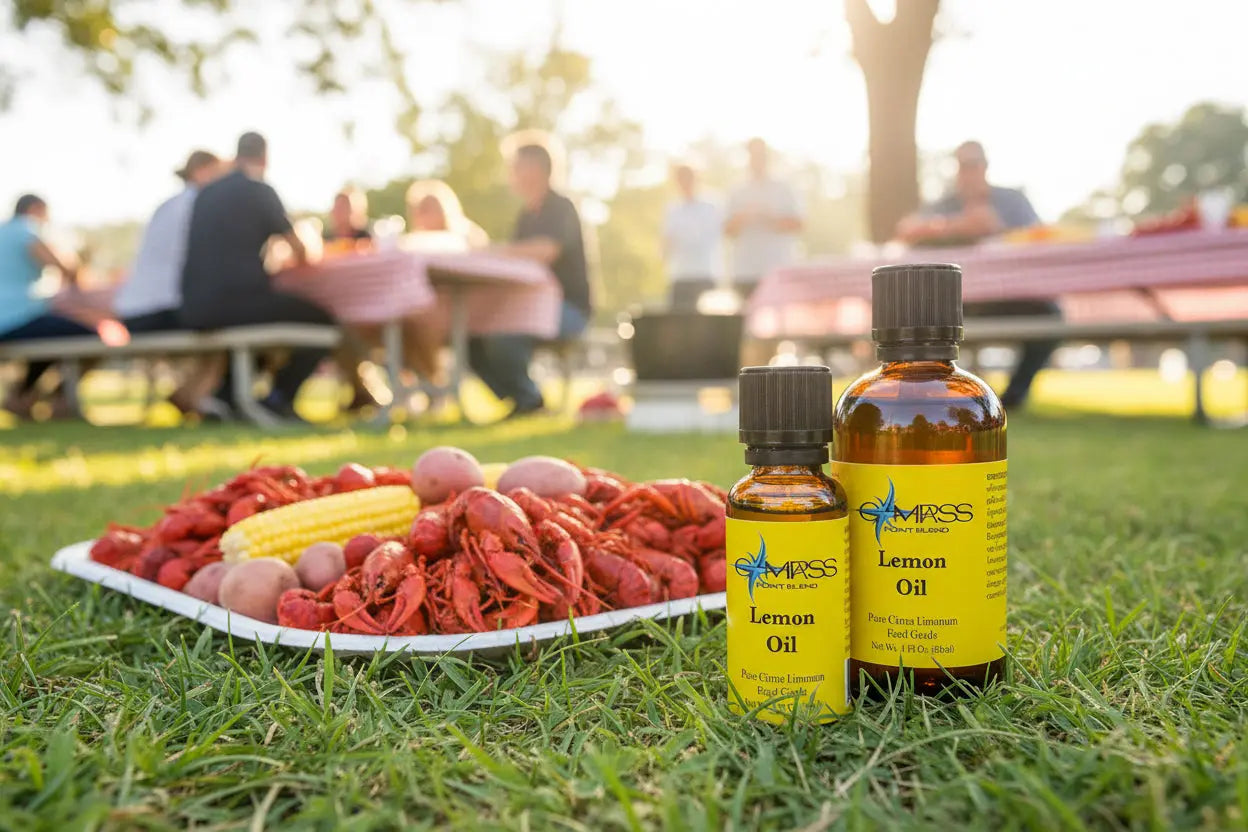 All Natural Lemon Oil by Compass Point, natural skincare main product photo