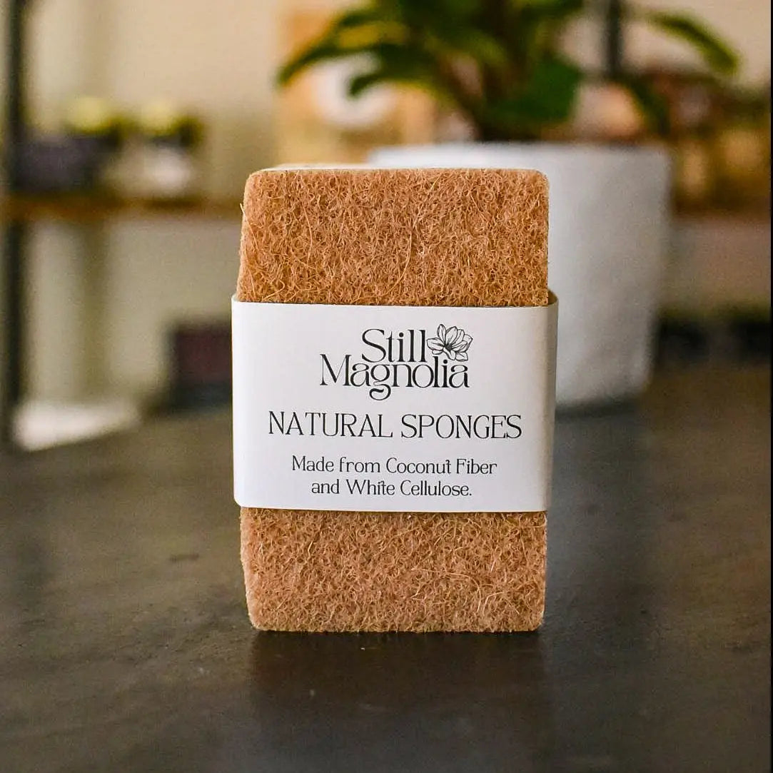 All Natural Sponges - Set of 3 by Still Magnolia, household cleaning products main product photo