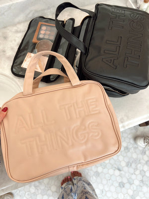 All The Things - Leather Hanging Bag by KenzKustomz, handmade leather goods detail photo 4