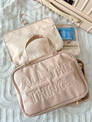 All The Things - Leather Hanging Bag by KenzKustomz, handmade leather goods detail photo 20