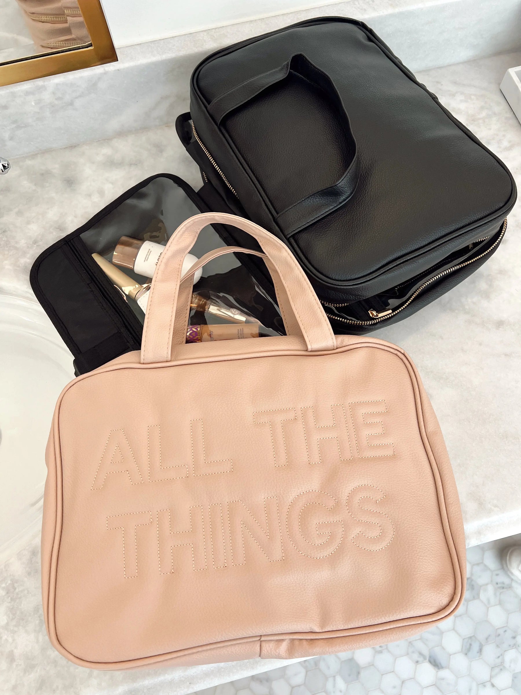 All The Things - Leather Hanging Bag by KenzKustomz, handmade leather goods detail photo 31