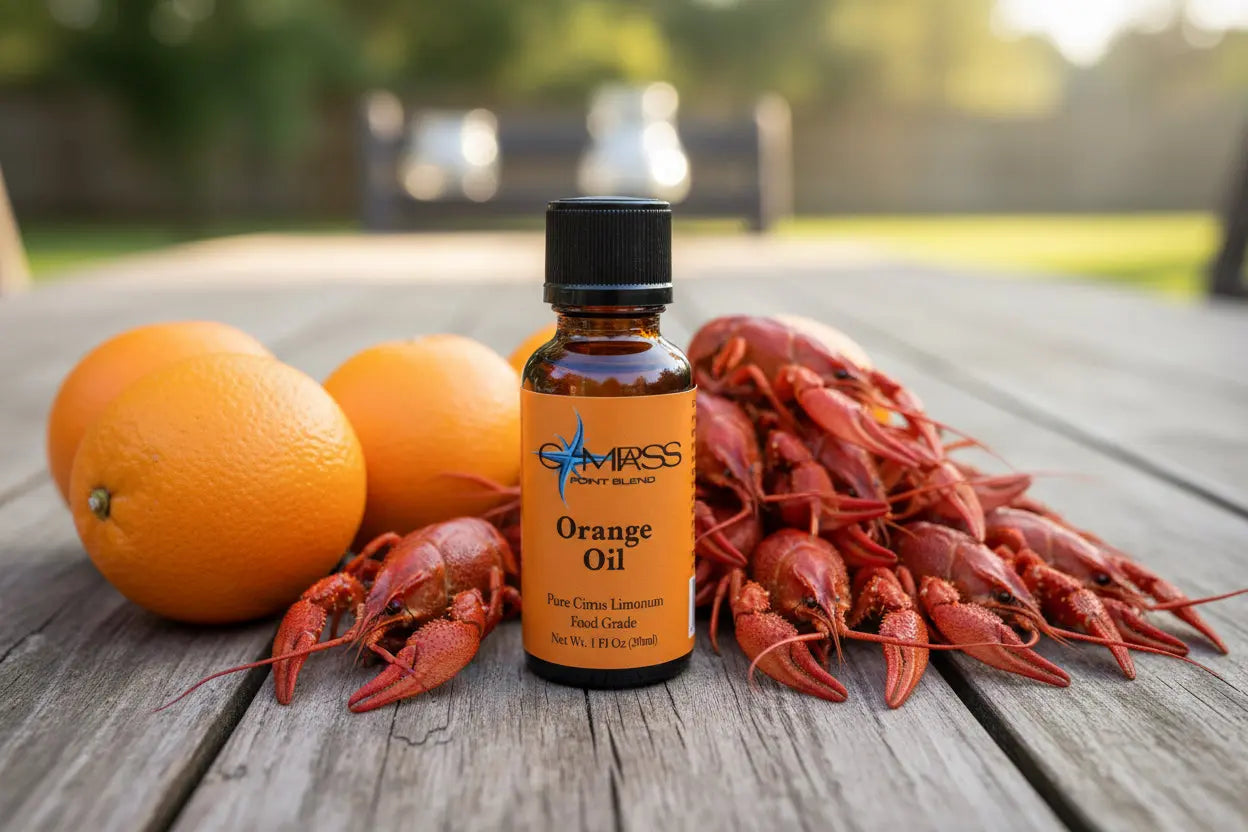 All natural Orange Oil by Compass Point, natural skincare main product photo
