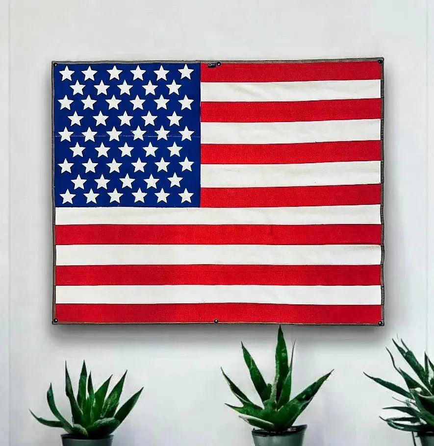 American Flag - Fire Hose - Extra Large by Recycled Firefighter, Southern home decor detail photo 2