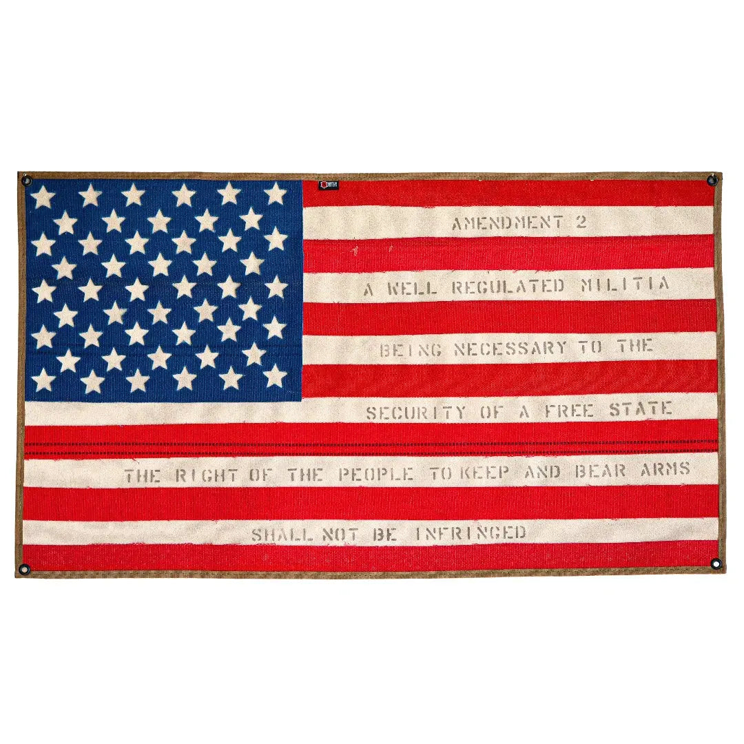 American Flag - Fire Hose - Second Amendment by Recycled Firefighter, Southern home decor main product photo