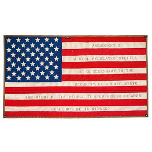 American Flag - Fire Hose - Second Amendment by Recycled Firefighter, Southern home decor main product photo