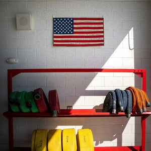 American Flag - Fire Hose - Second Amendment by Recycled Firefighter, Southern home decor detail photo 3