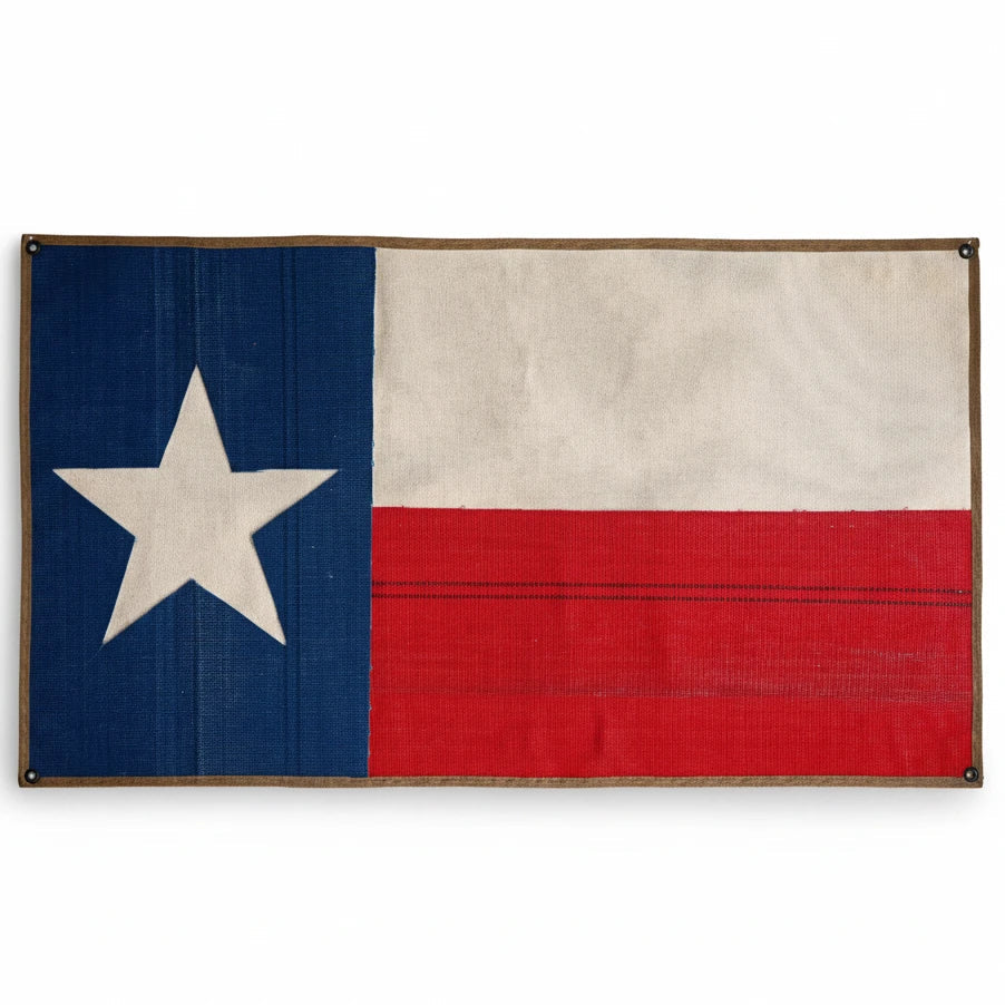 American Flag - Fire Hose - Texas State by Recycled Firefighter, Southern home decor main product photo