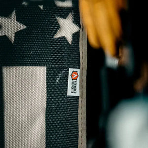 American Flag - Fire Hose - Thin Blue Line by Recycled Firefighter, Southern home decor detail photo 4