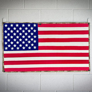 American Flag - Fire Hose & Arid Border by Recycled Firefighter, Southern home decor detail photo 2