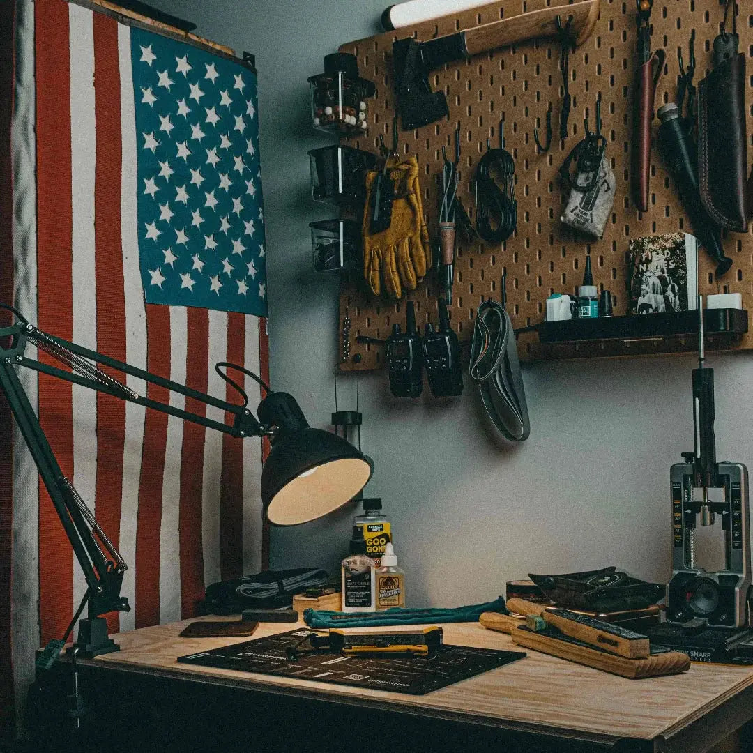 American Flag - Fire Hose & Arid Border by Recycled Firefighter, Southern home decor detail photo 6