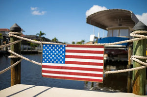 American Flag - Rubber Fire Hose - Waterproof by Recycled Firefighter, Southern food gift detail photo 6