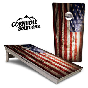 American Flag589 Cornhole Boards - Professional Tournament Series by Cornhole Solutions, custom cornhole board main product photo