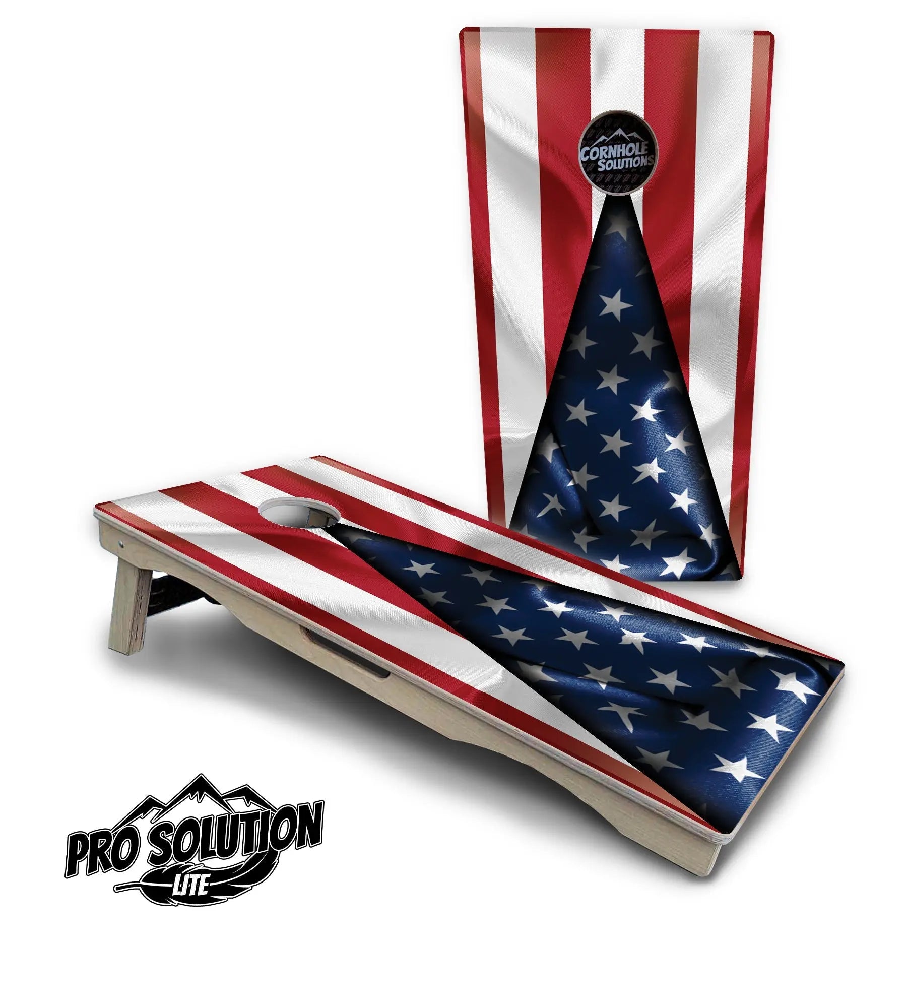 American Flag630 Cornhole Boards - Pro Solution Lite Series by Cornhole Solutions, custom cornhole board detail photo 5