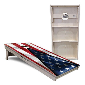 American Flag630 Cornhole Boards - Professional Tournament Series by Cornhole Solutions, custom cornhole board detail photo 4