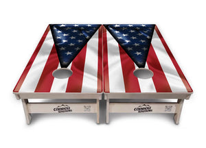 American Flag630 Cornhole Boards - Professional Tournament Series by Cornhole Solutions, custom cornhole board detail photo 5