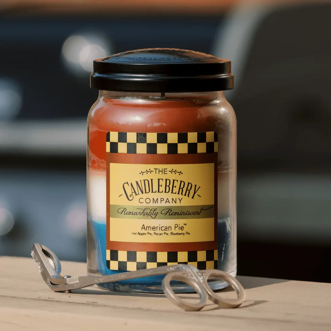 American Pie™, Large Jar Candle (Collective) by The Candleberry® Candle Company, scented candle detail photo 2