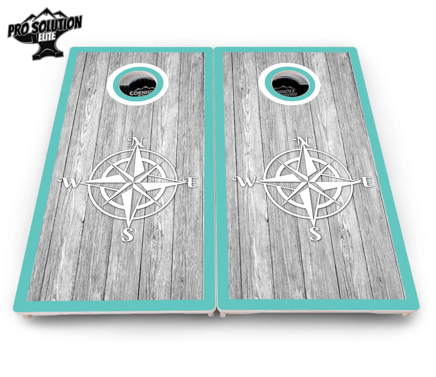 Anchor & Compass Cornhole Boards - Pro Solution Elite Series by Cornhole Solutions, custom cornhole board detail photo 10