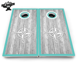 Anchor & Compass Cornhole Boards - Pro Solution Elite Series by Cornhole Solutions, custom cornhole board detail photo 10